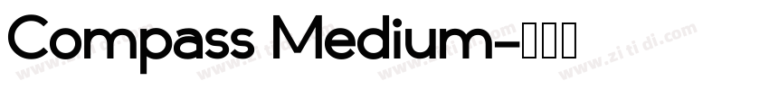 Compass Medium字体转换